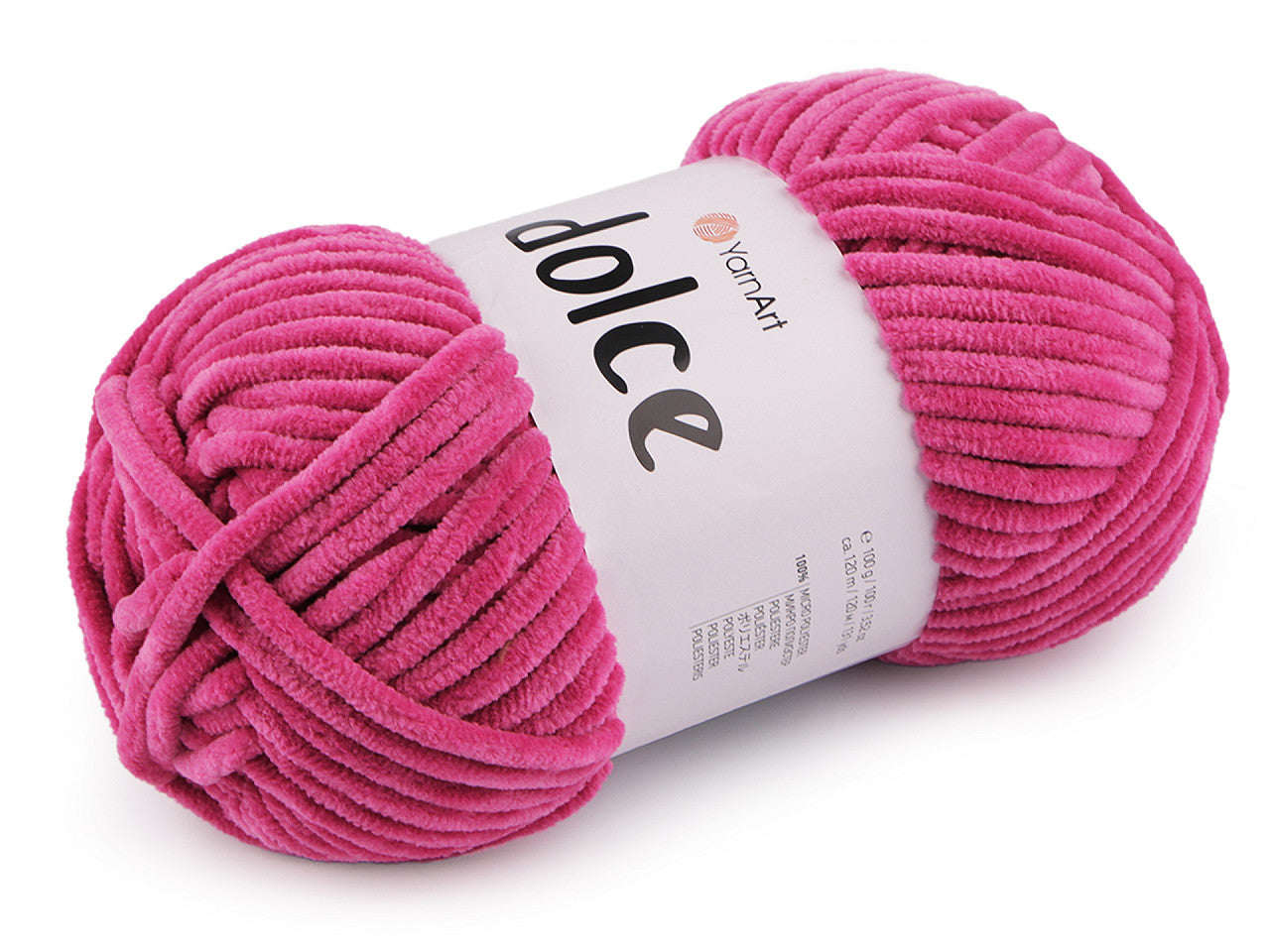 Fil à tricoter chenille YarnArt Dolce, 100 g
