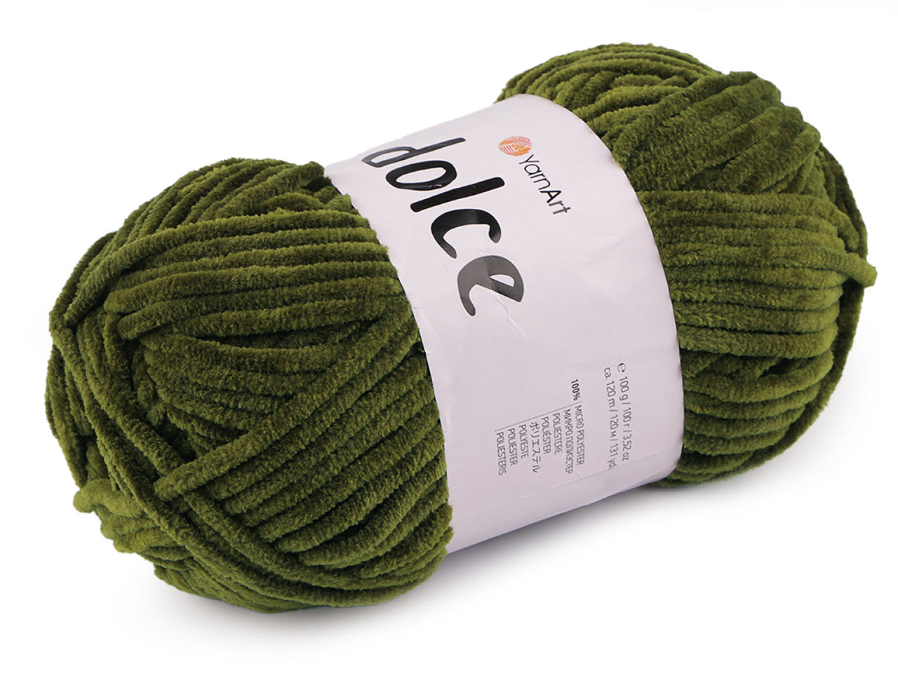 Fil à tricoter chenille YarnArt Dolce, 100 g