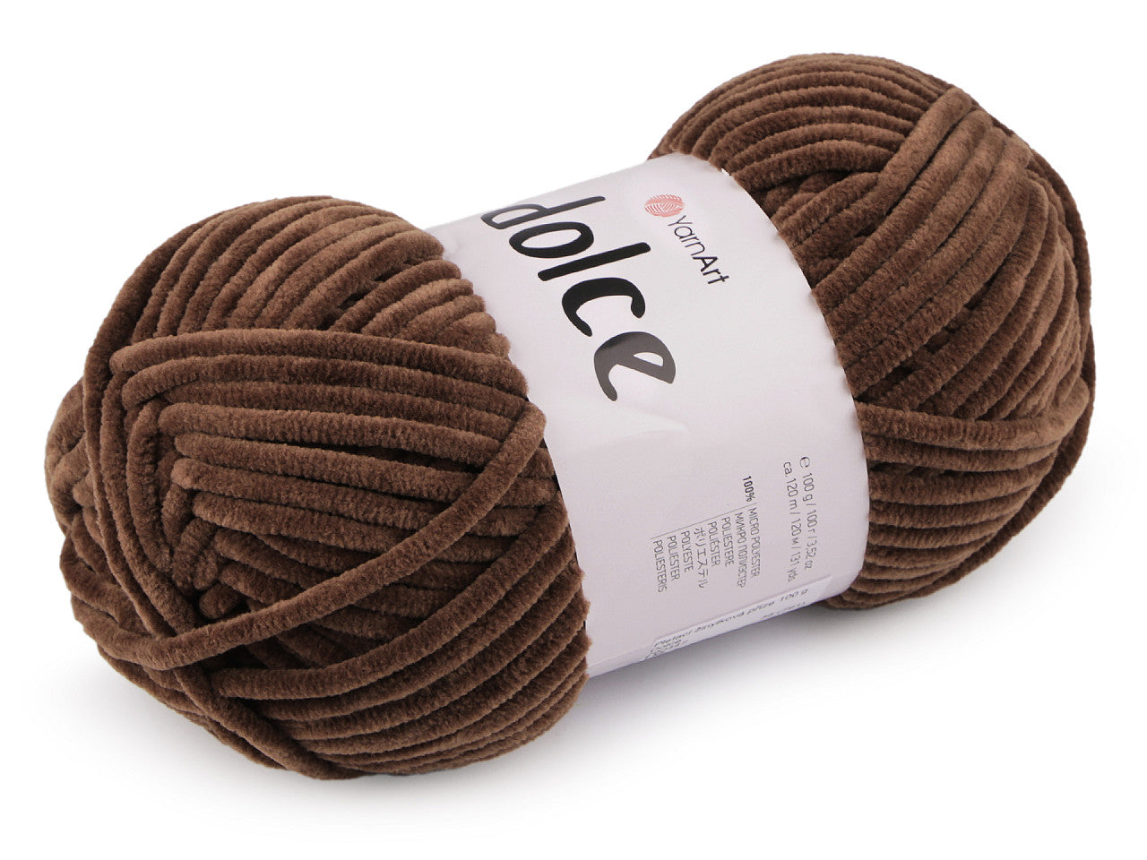 Fil à tricoter chenille YarnArt Dolce, 100 g