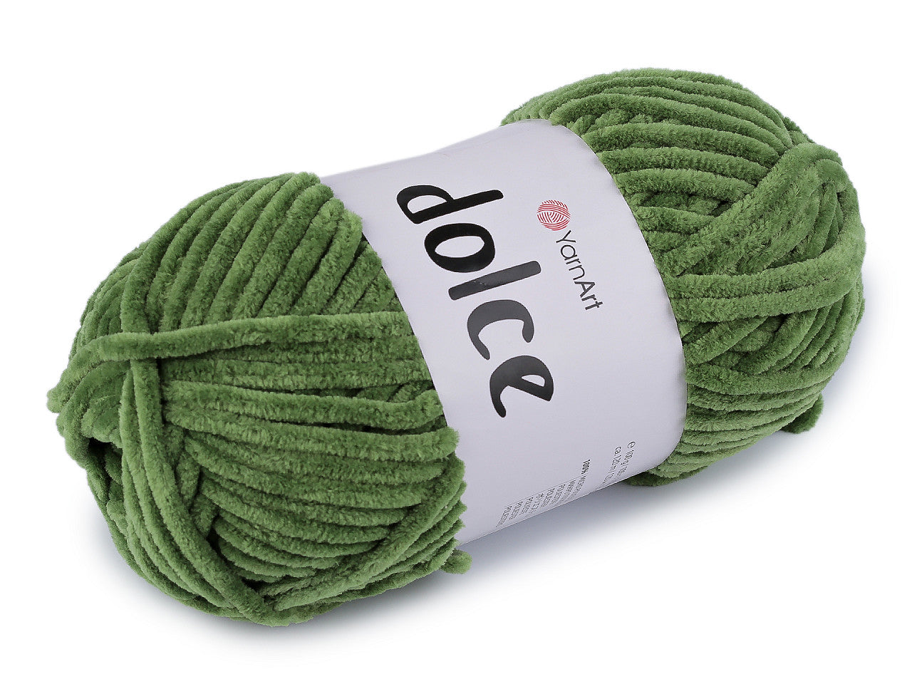 Fil à tricoter chenille YarnArt Dolce, 100 g