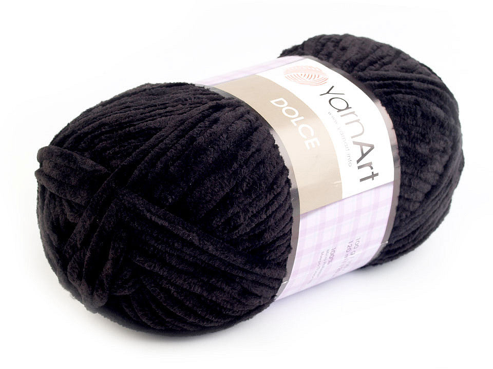 Fil à tricoter chenille YarnArt Dolce, 100 g