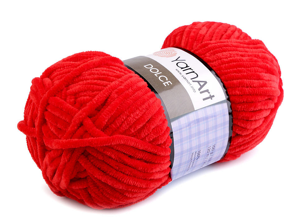 Fil à tricoter chenille YarnArt Dolce, 100 g
