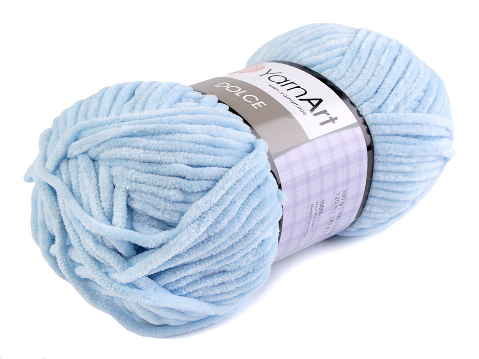 Fil à tricoter chenille YarnArt Dolce, 100 g