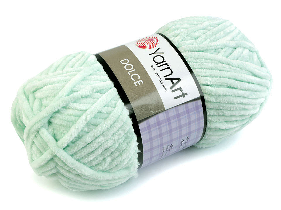 Fil à tricoter chenille YarnArt Dolce, 100 g