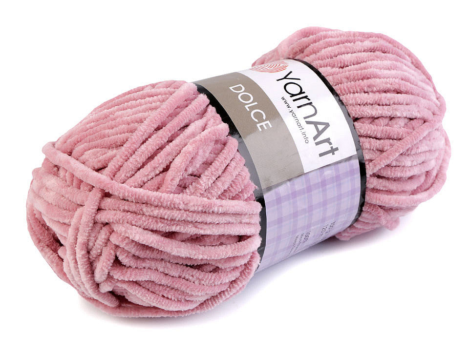 Fil à tricoter chenille YarnArt Dolce, 100 g