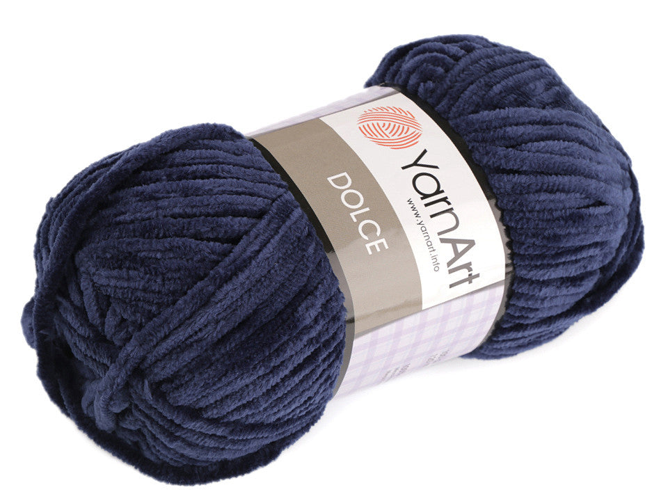 Fil à tricoter chenille YarnArt Dolce, 100 g