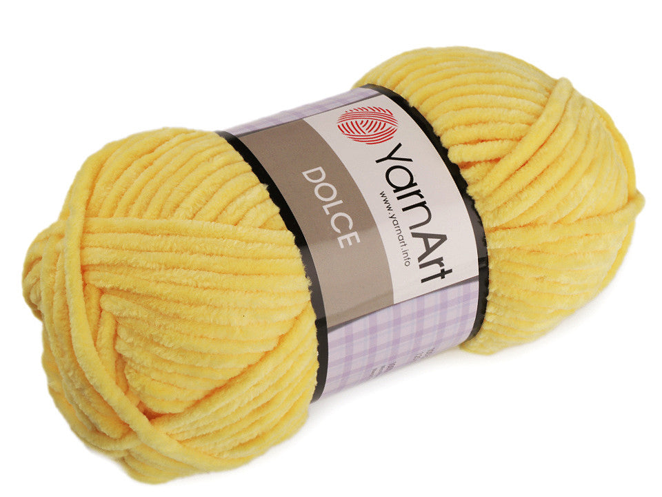 Fil à tricoter chenille YarnArt Dolce, 100 g