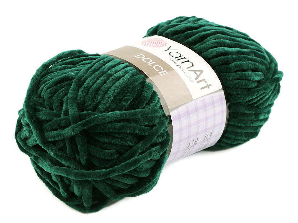 Fil à tricoter chenille YarnArt Dolce, 100 g