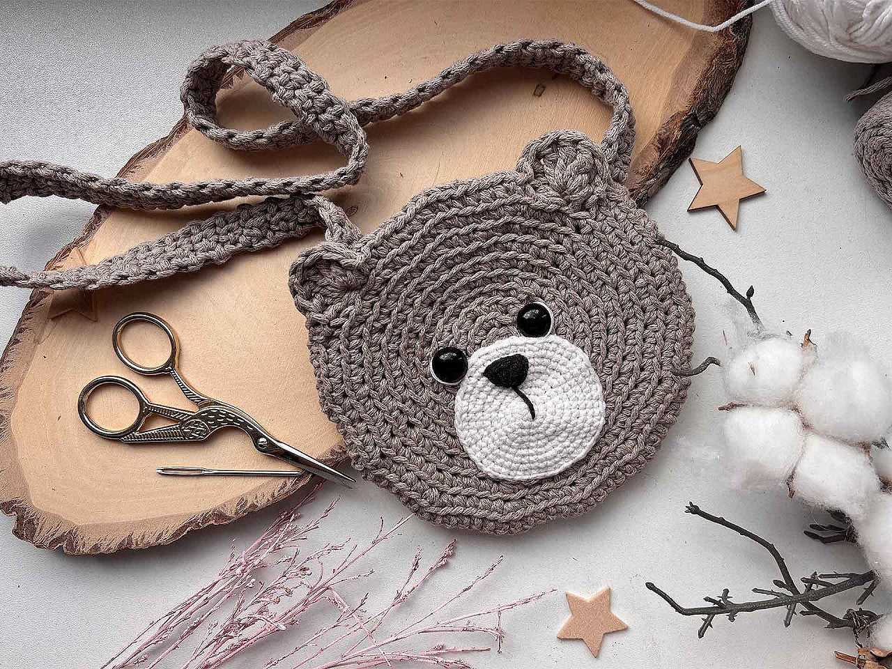 Fil à tricoter Macramé Coton, 250 g