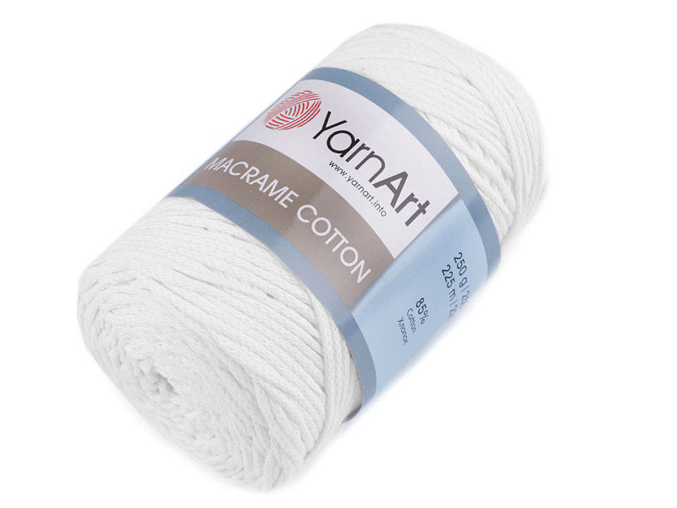 Fil à tricoter Macramé Coton, 250 g
