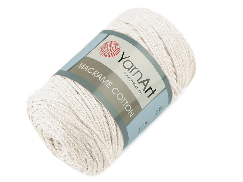 Fil à tricoter Macramé Coton, 250 g