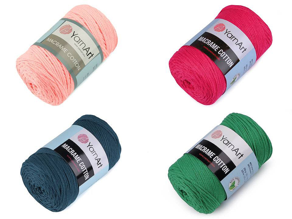 Fil à tricoter Macramé Coton, 250 g