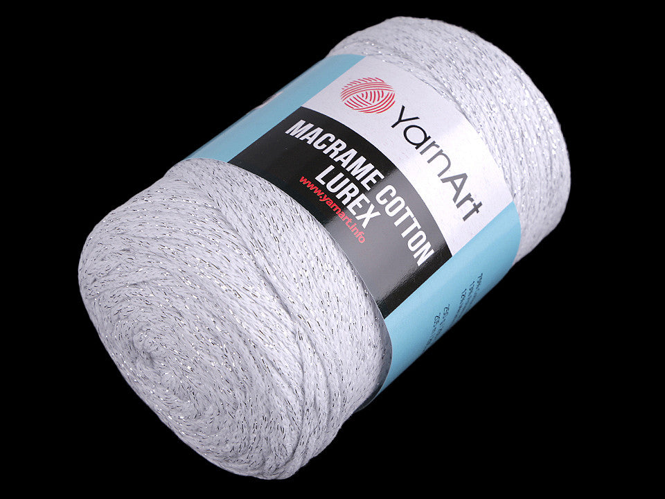 Pelote Macramé Coton avec lurex, 250 g