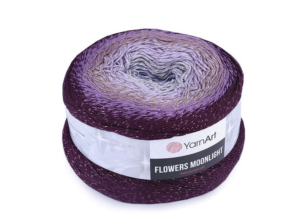 Fil à tricoter Flowers Moonlight, 260 g