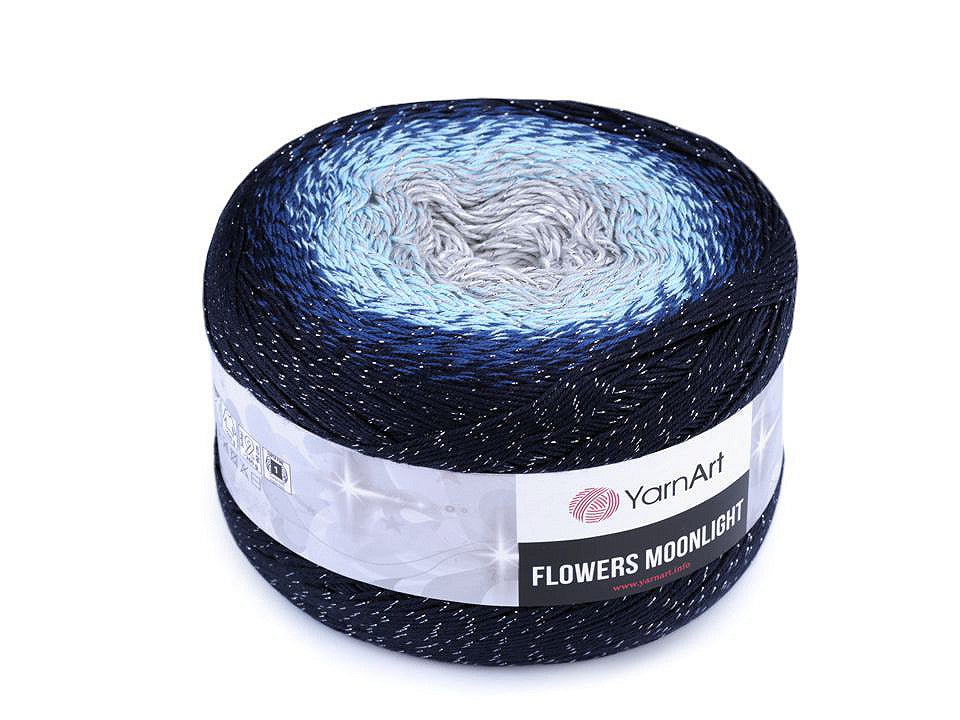 Fil à tricoter Flowers Moonlight, 260 g