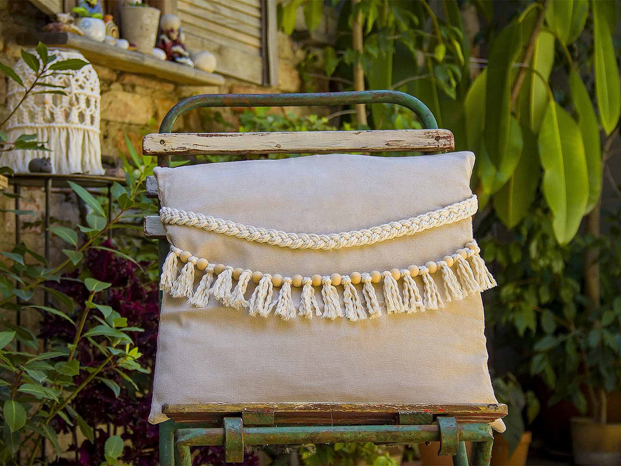 Corde Macramé pour tricot, 5 mm, 500 g torsadée