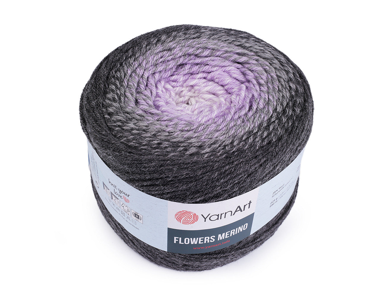 Fil à tricoter Flowers , 225 g