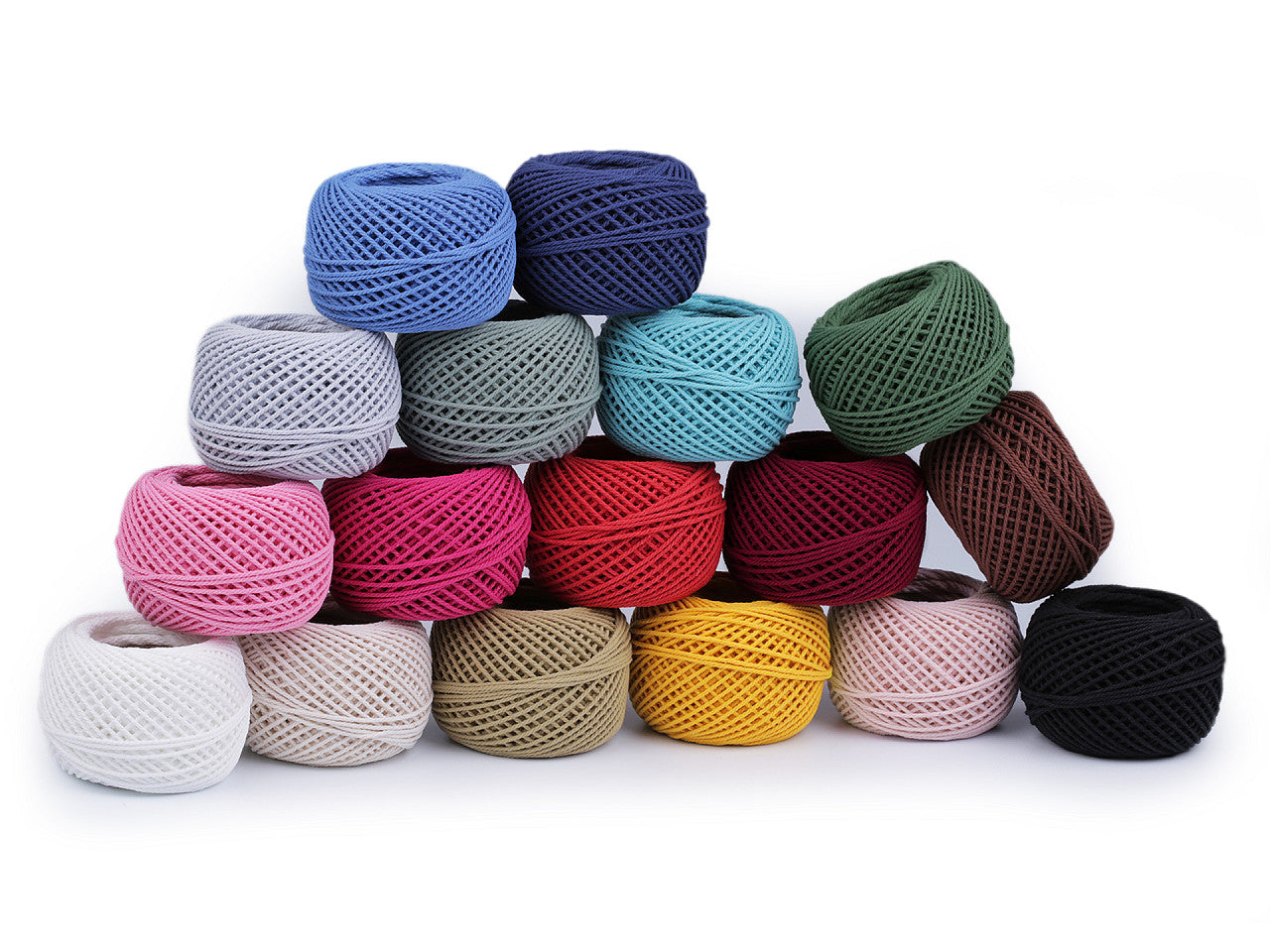 Fil de coton macramé, 40 g, peigné