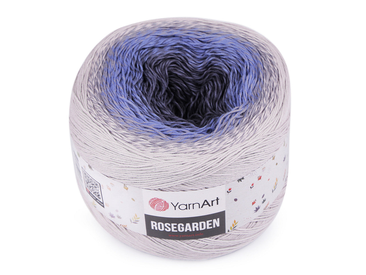 Fil à tricoter en coton Rosegarden, 250 g