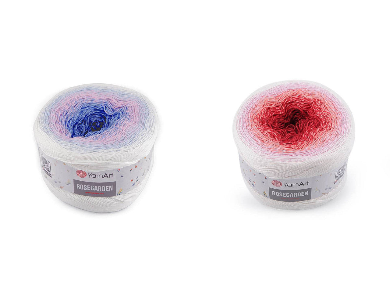 Fil à tricoter en coton Rosegarden, 250 g