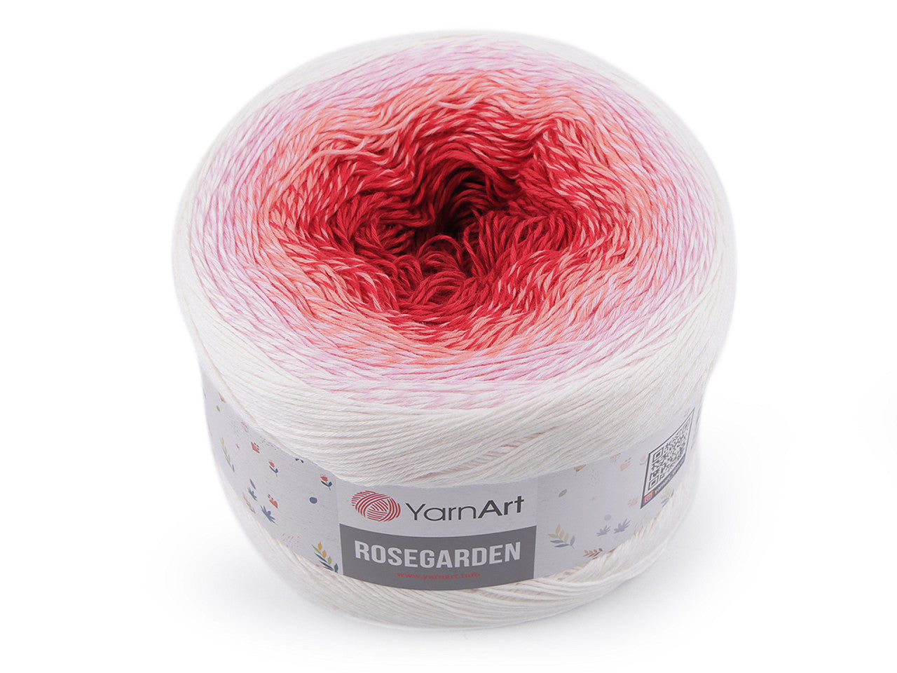 Fil à tricoter en coton Rosegarden, 250 g