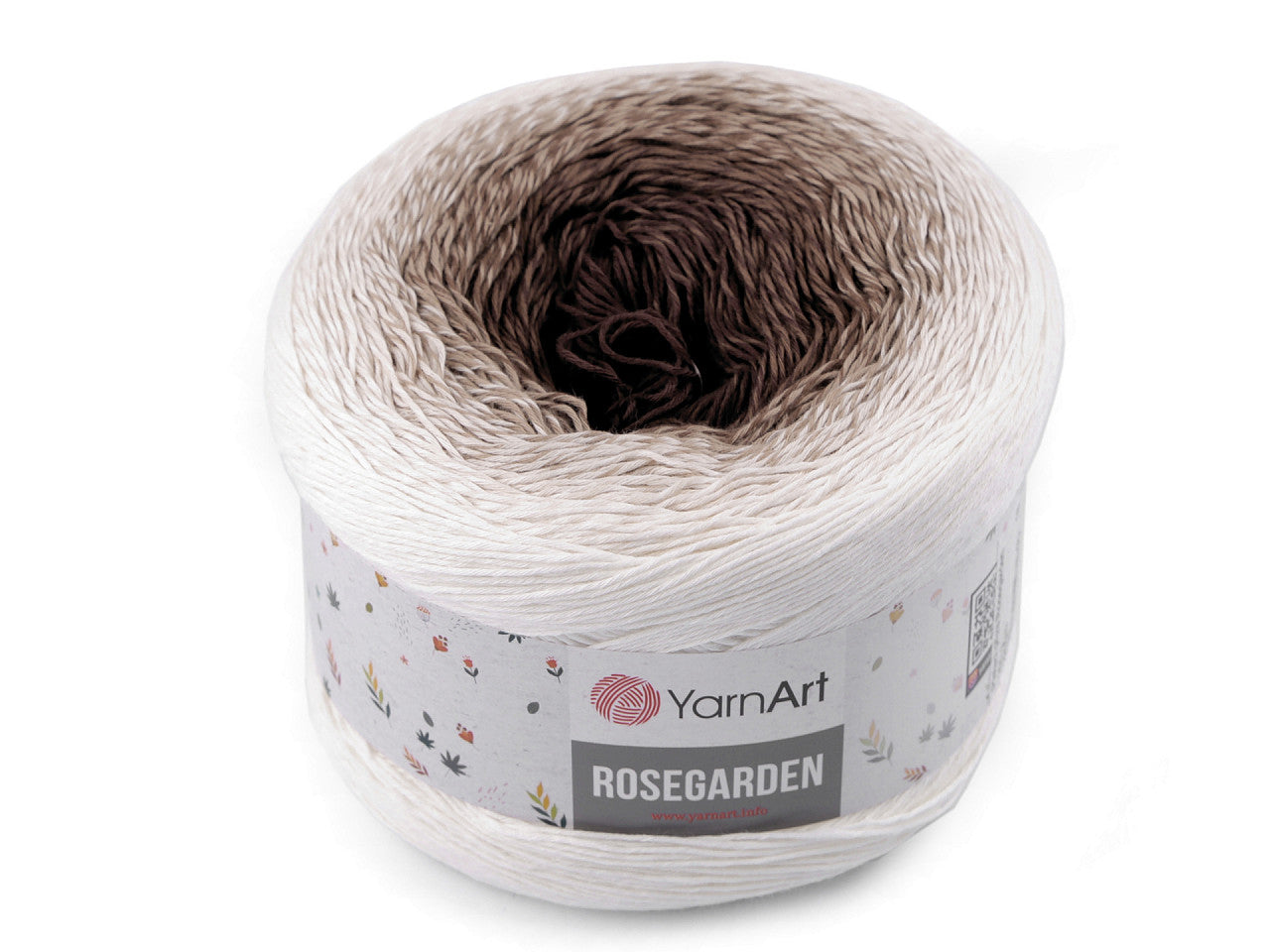 Fil à tricoter en coton Rosegarden, 250 g