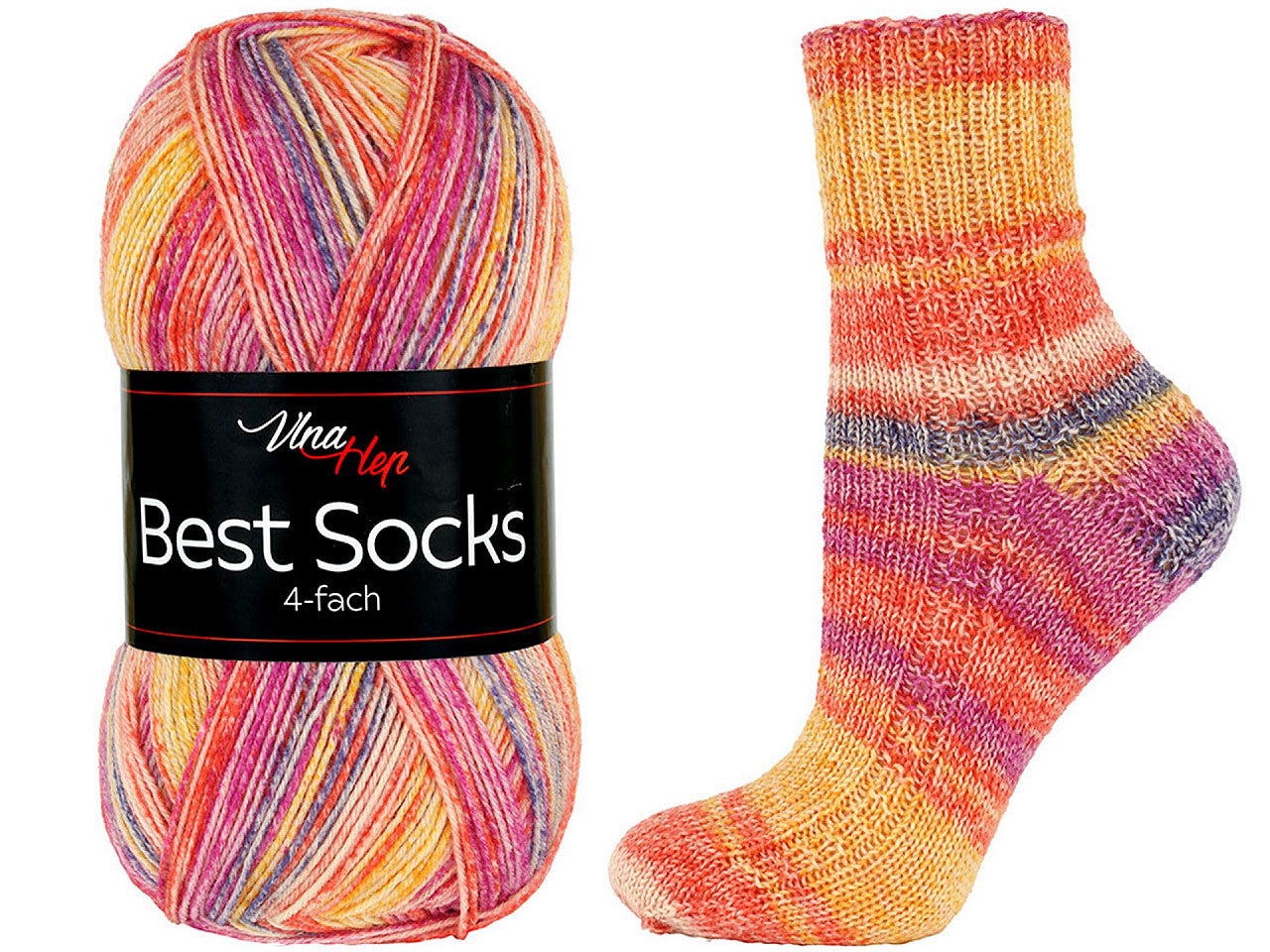 Laine à chaussettes autorayante Best Socks, 100 g