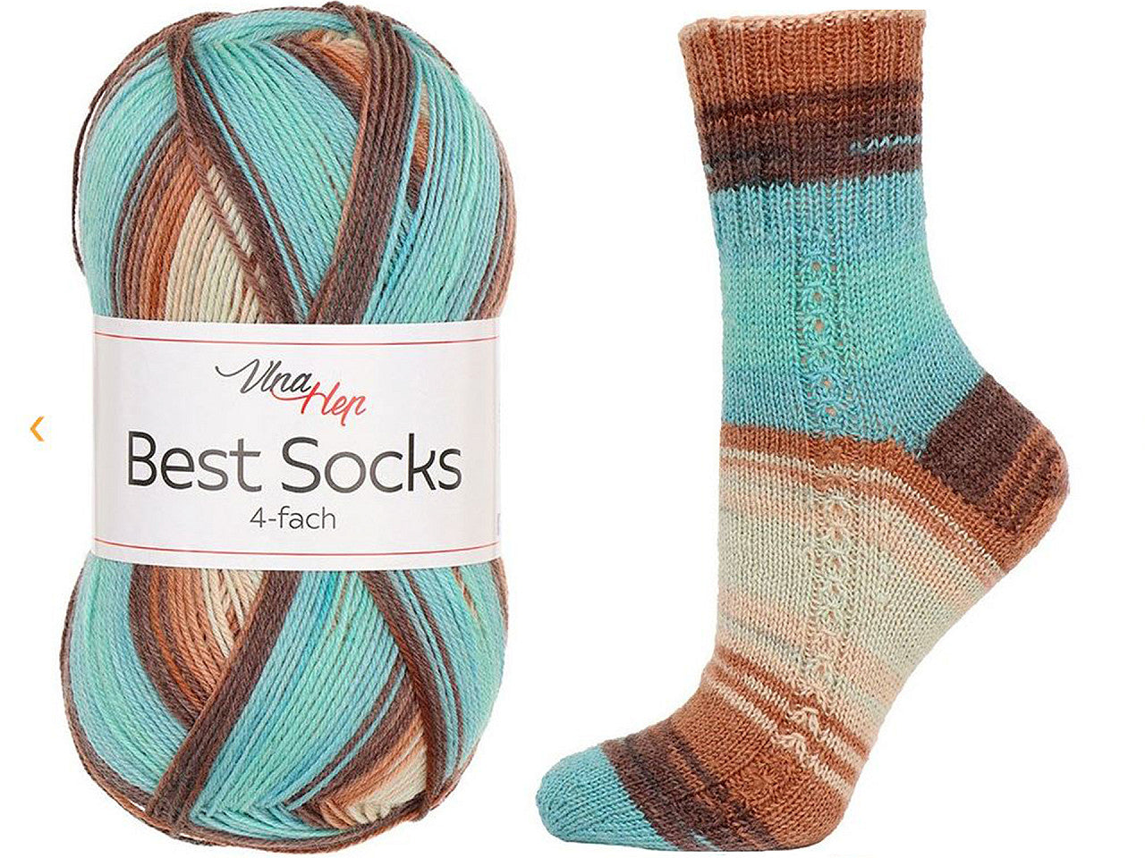 Laine à chaussettes autorayante Best Socks, 100 g