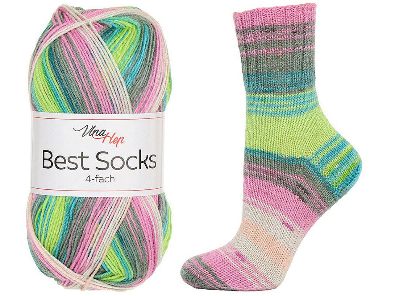 Laine à chaussettes autorayante Best Socks, 100 g