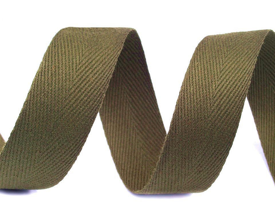 Ruban sergé à chevrons Oekotex 20 mm