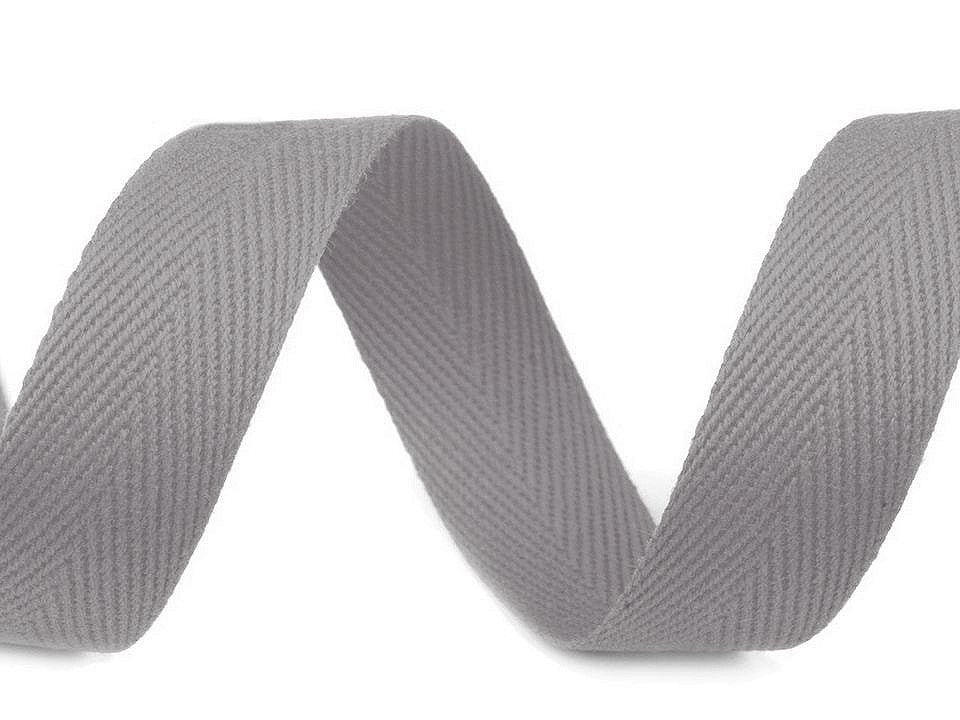 Ruban sergé à chevrons Oekotex 20 mm