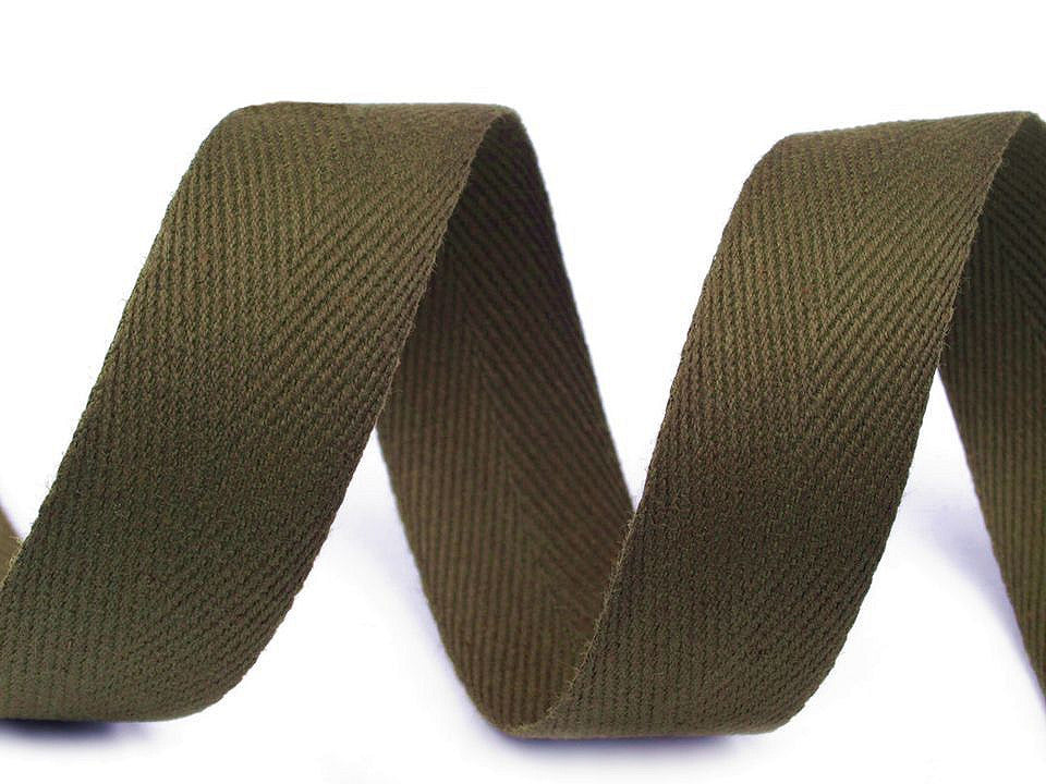 Ruban sergé à chevrons Oekotex 20 mm