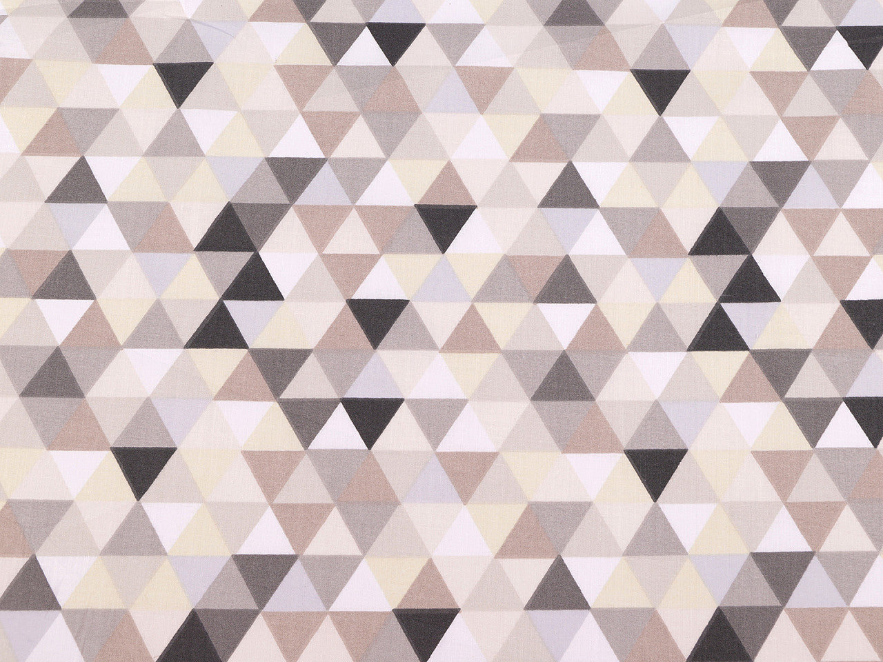 Cretonne en coton Triangles