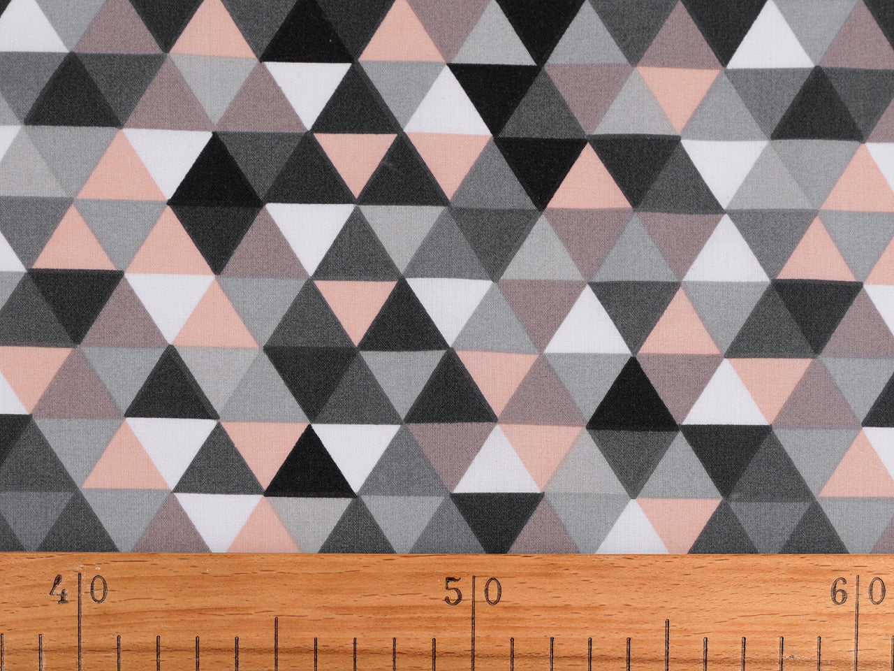 Cretonne en coton Triangles