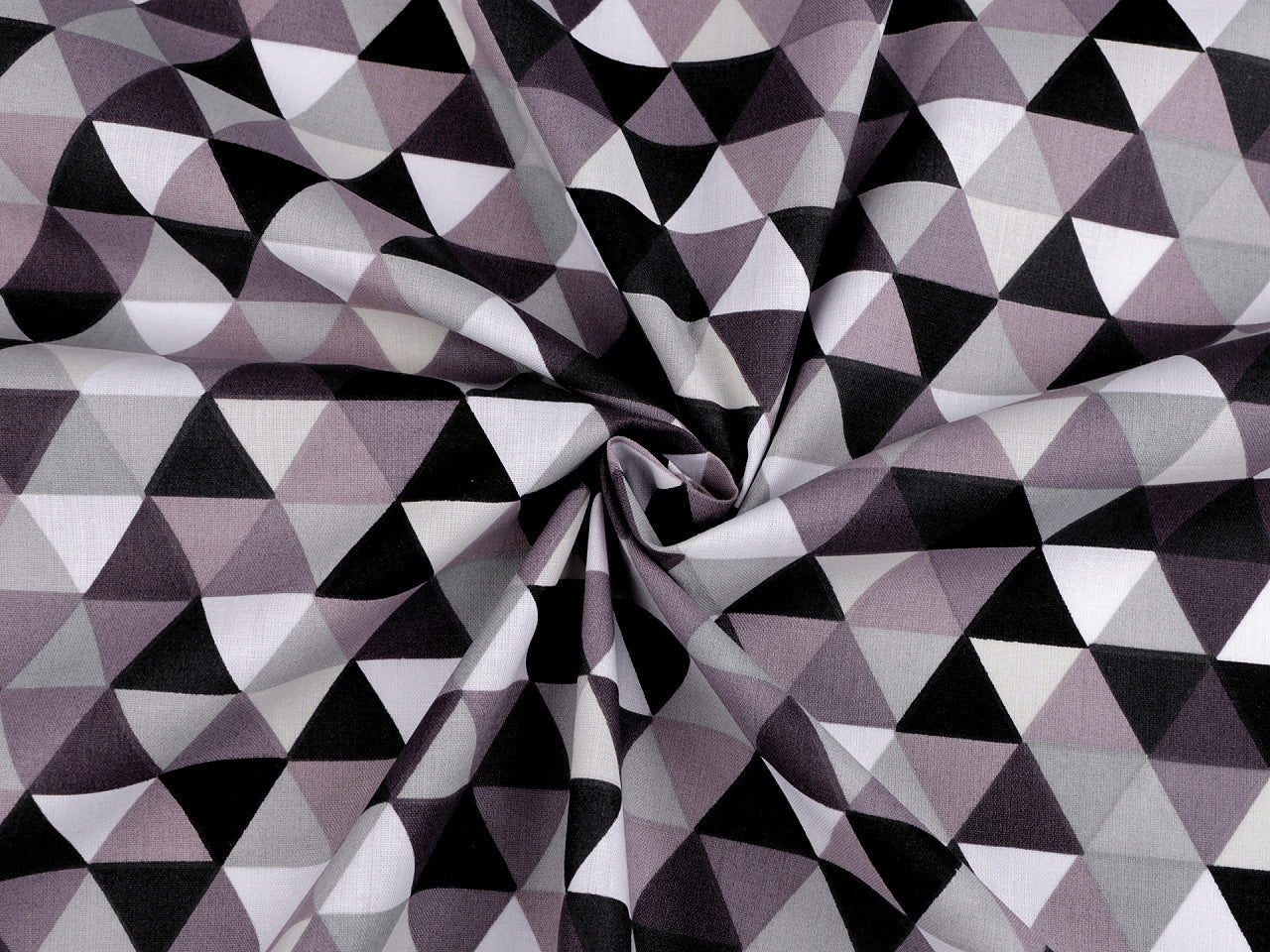 Cretonne en coton Triangles