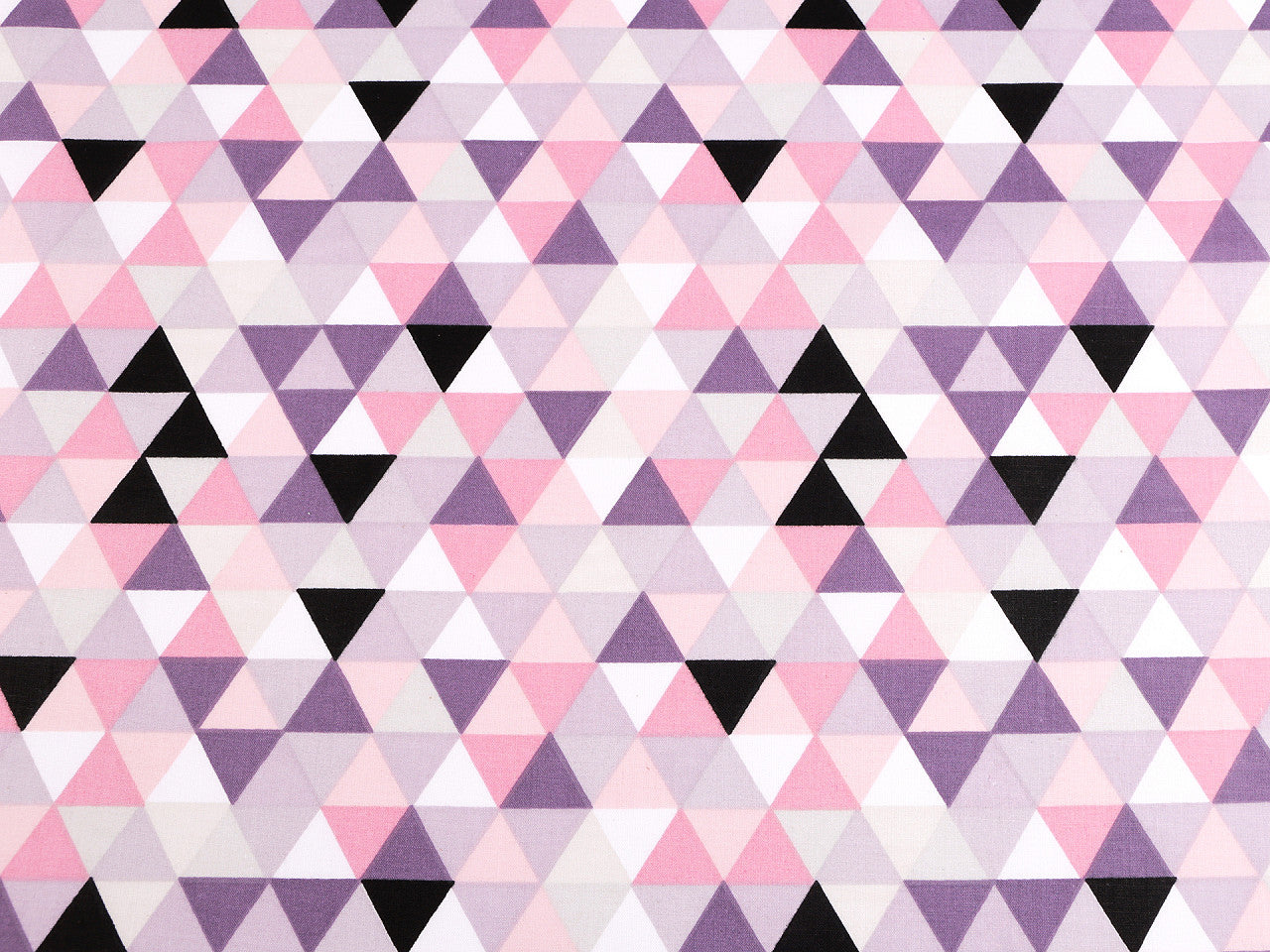 Cretonne en coton Triangles