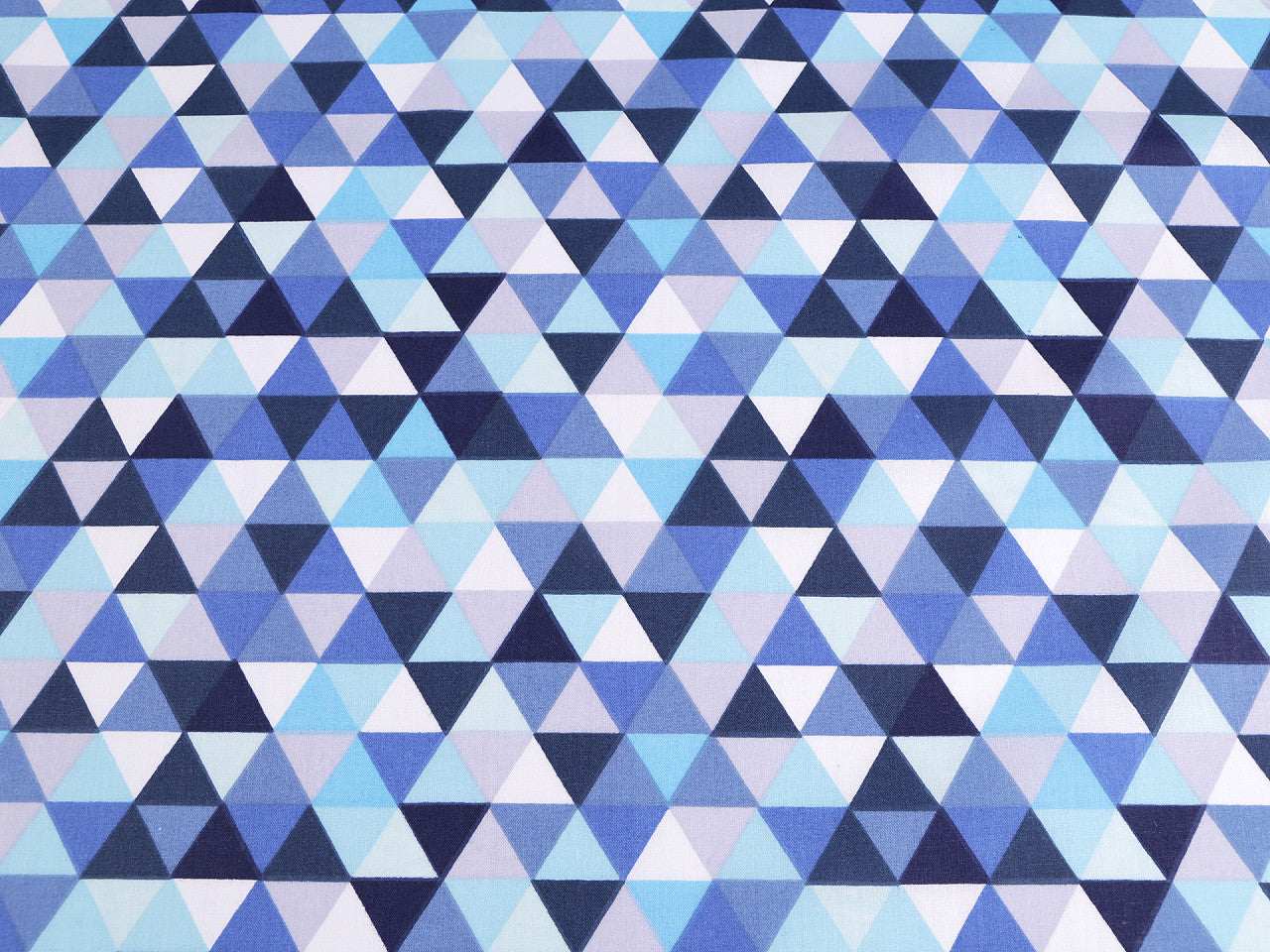 Cretonne en coton Triangles