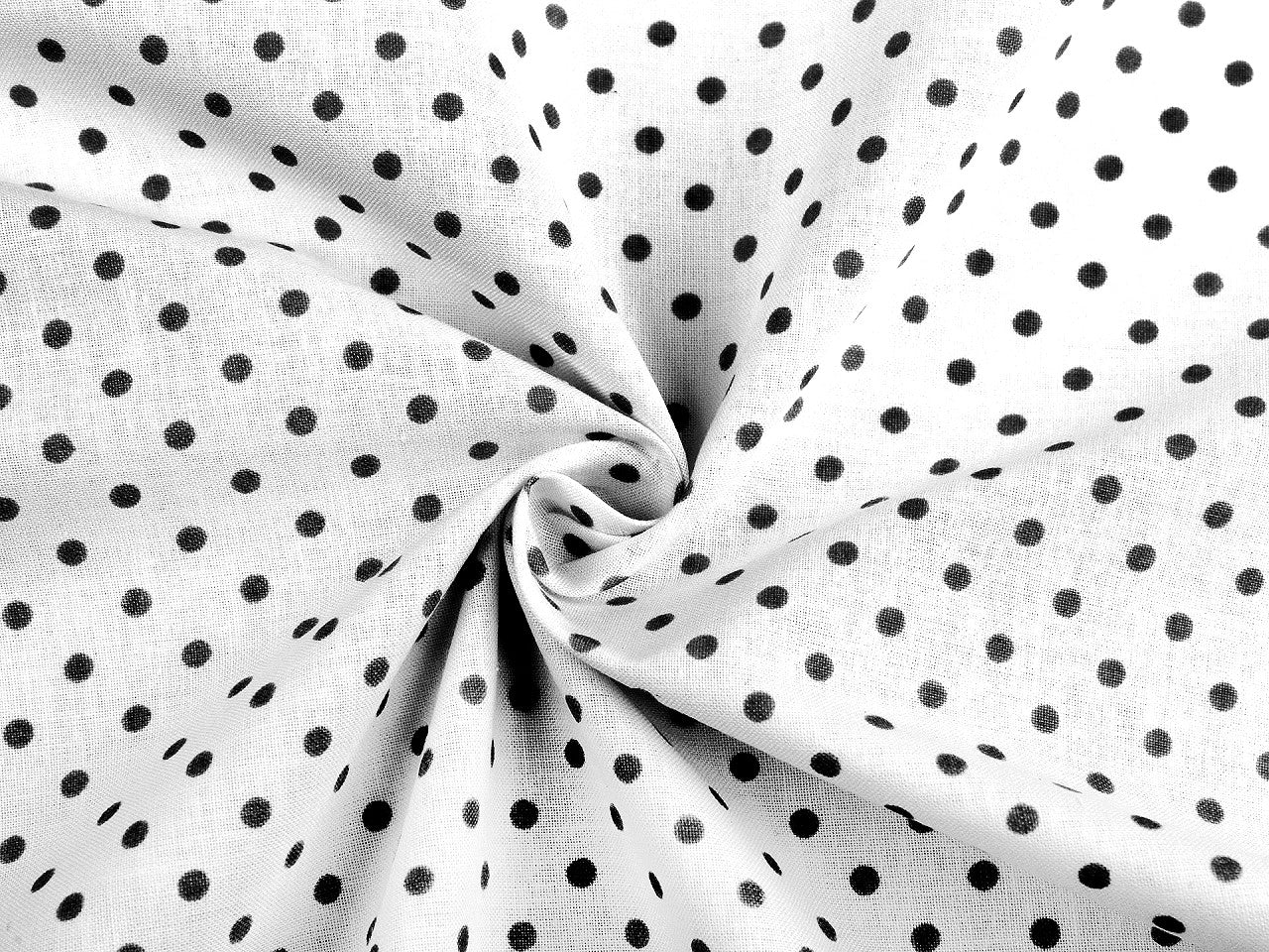 Tissu/Toile en coton à pois