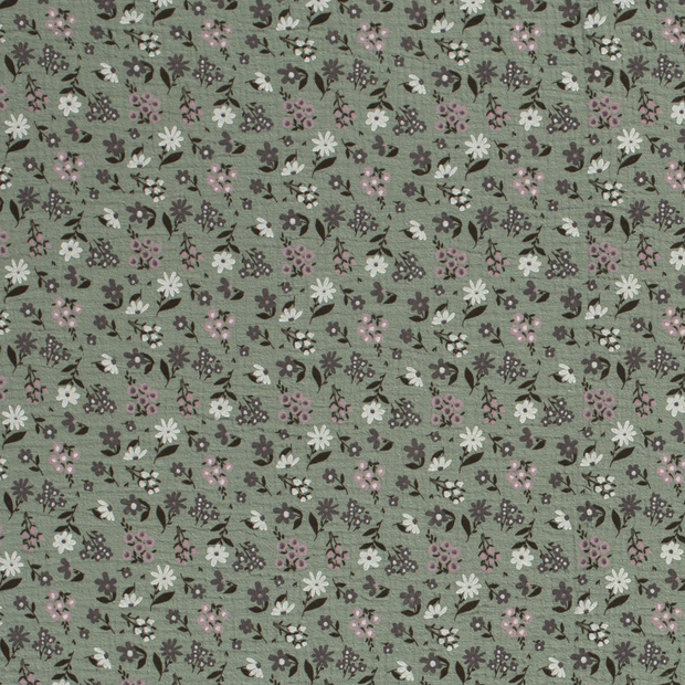 Double gaze imprimée Oekotex