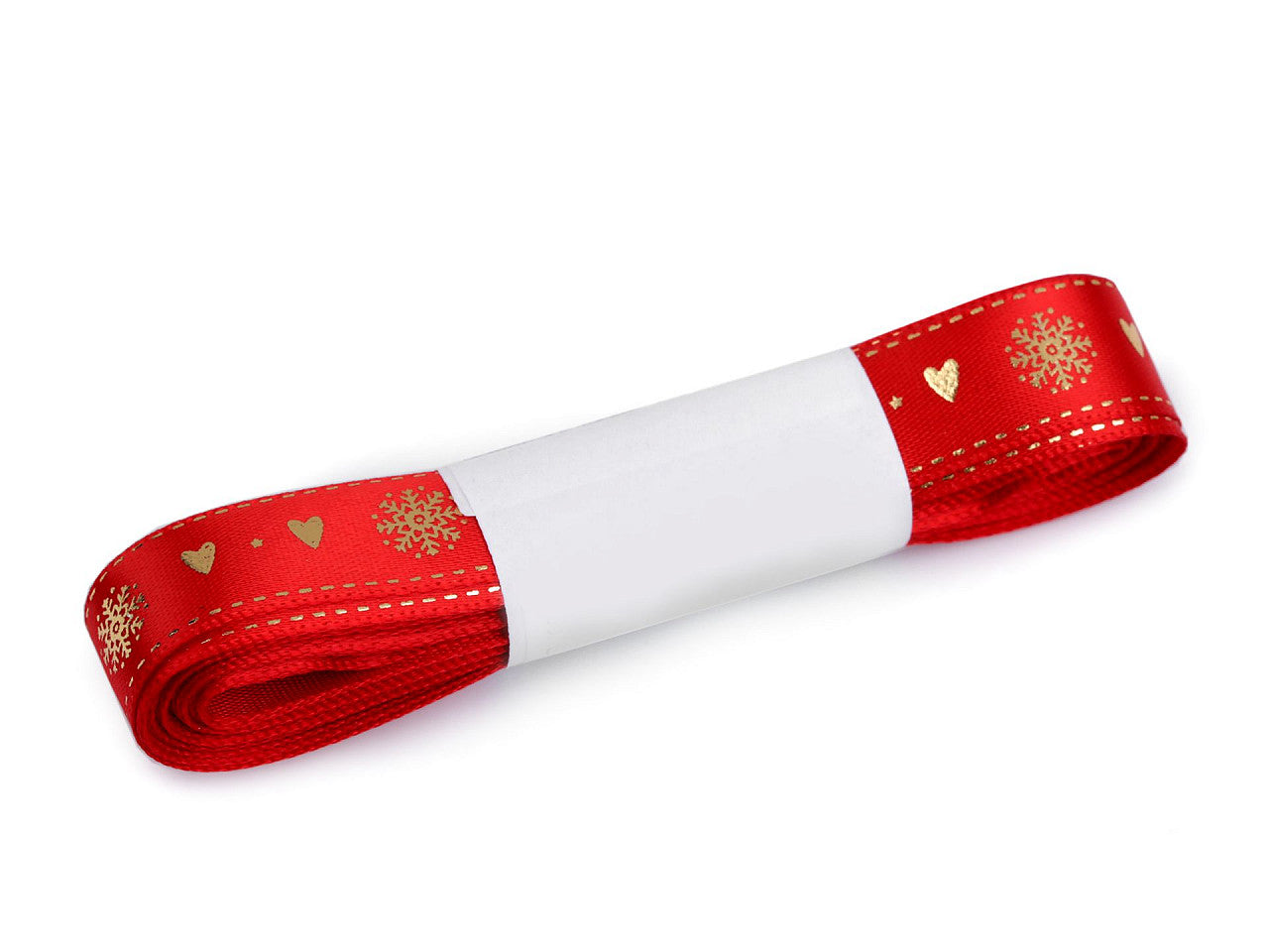 Ruban satiné de Noël, largeur 15 mm