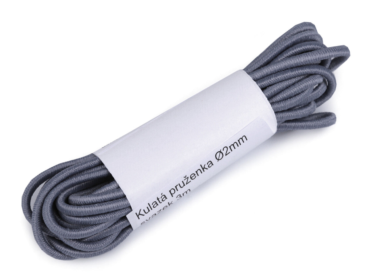 Cordon élastique rond MAGGIE, Ø 2mm, par 3m