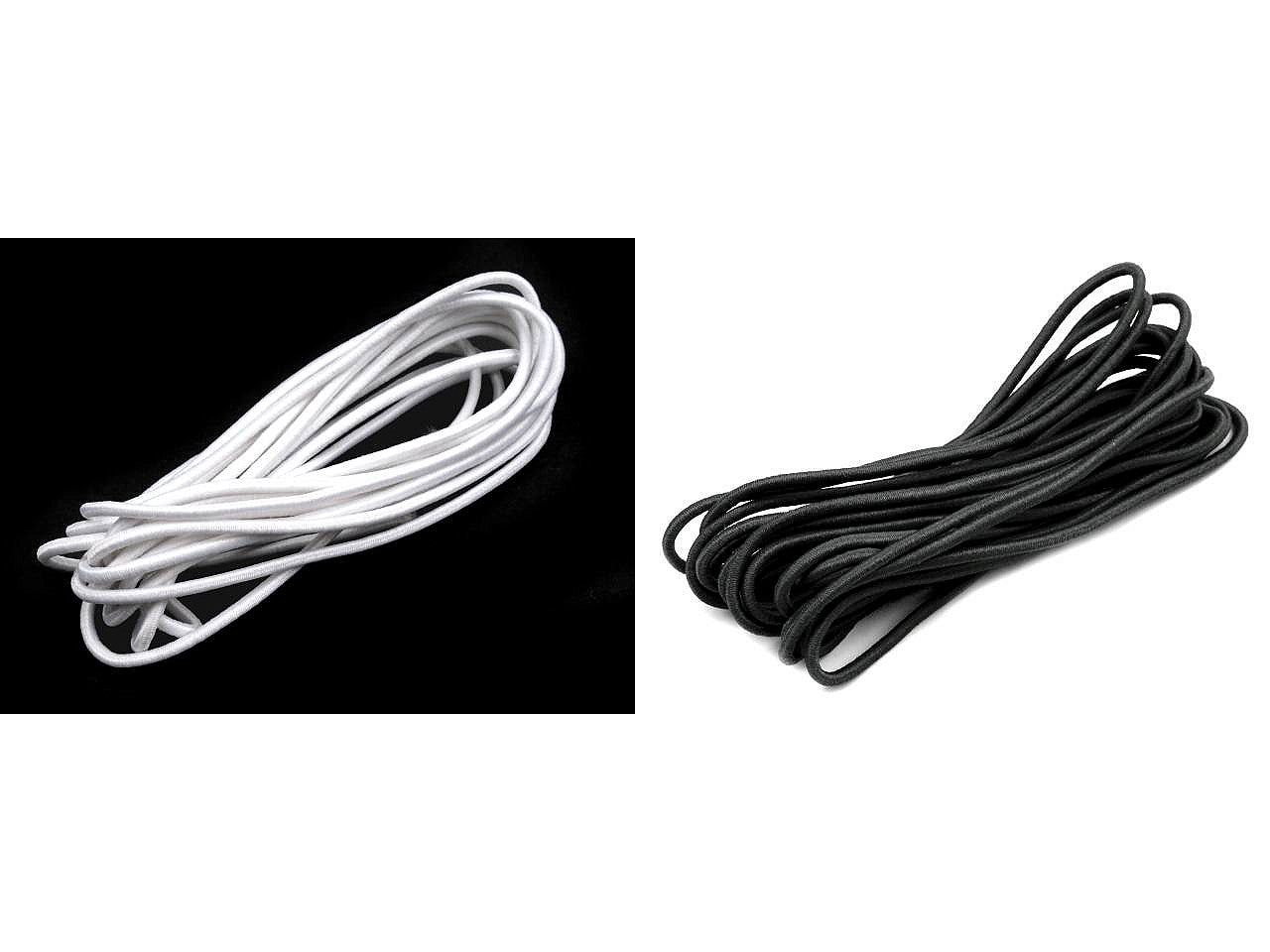 Cordon élastique rond MAGGIE, Ø 2mm, par 3m