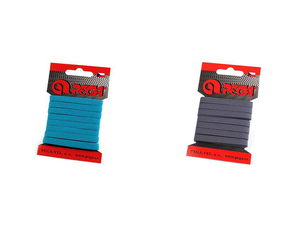 Bande élastique pour lingerie, 7 mm, différentes couleurs