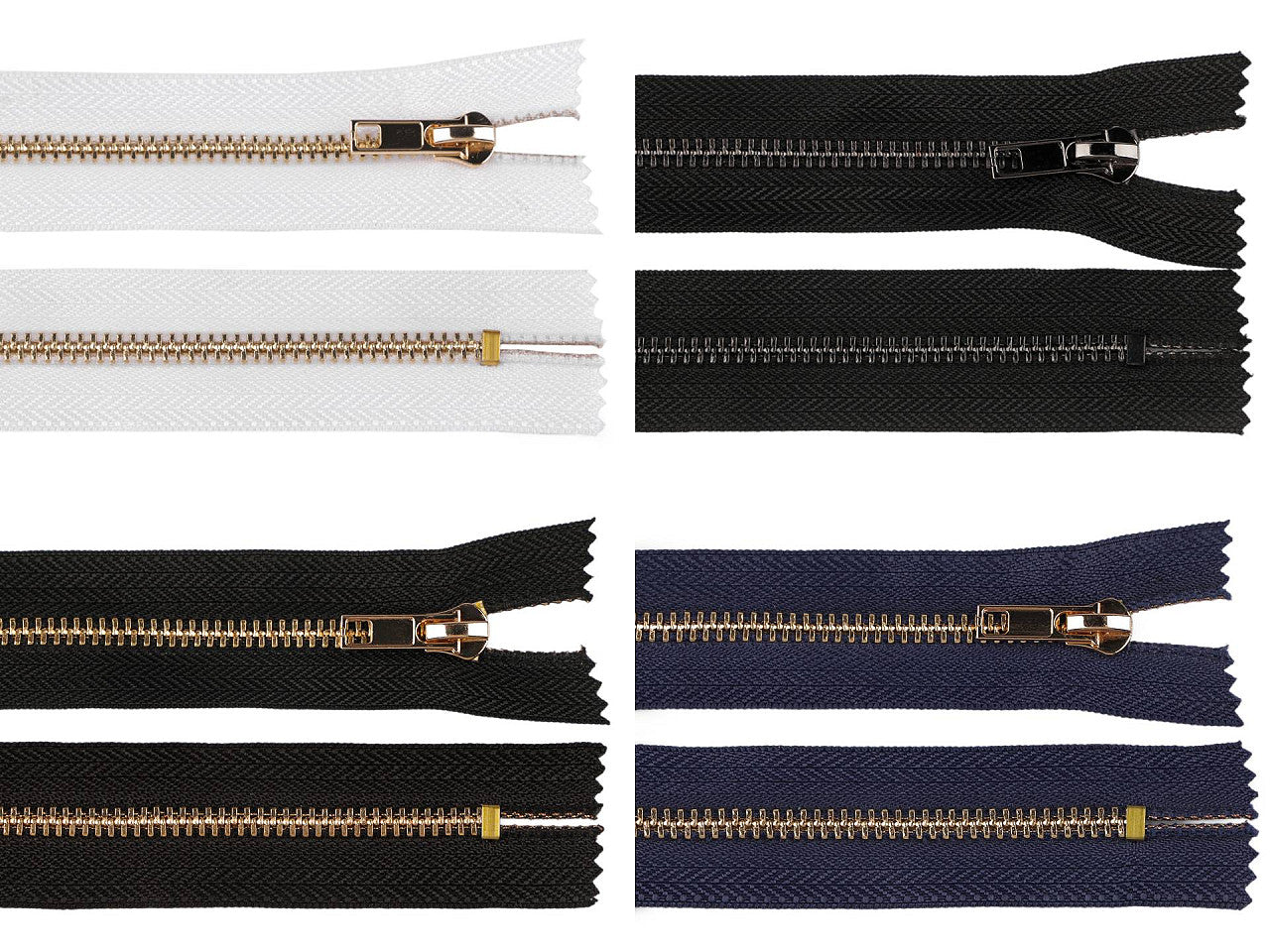 FAG métallique N<sup>o</sup> 5, longueur 12 cm, pour jeans