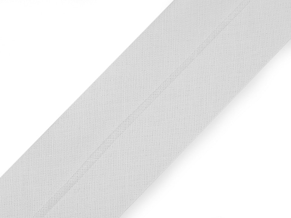 Biais en coton, largeur pliée 40 mm
