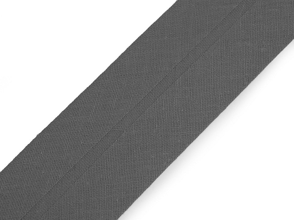 Biais en coton, largeur pliée 40 mm