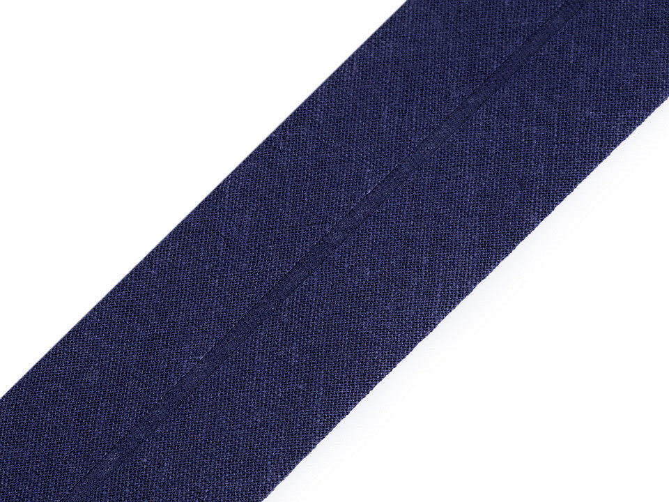 Biais en coton, largeur pliée 40 mm