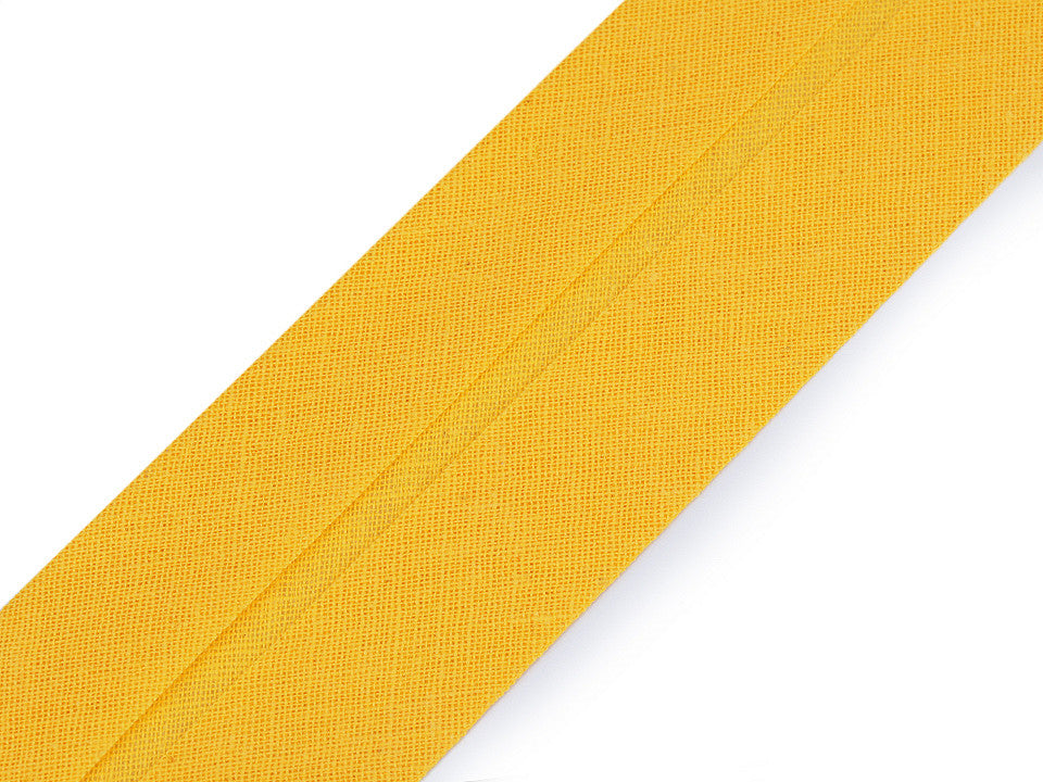Biais en coton, largeur pliée 40 mm