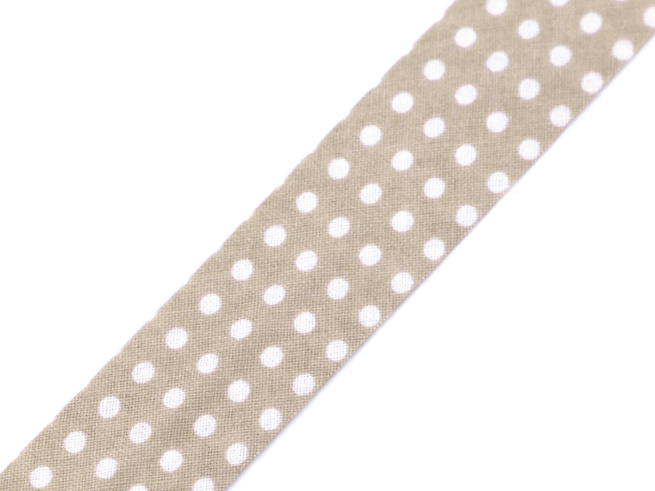 Biais en coton à pois ou rayé 20mm