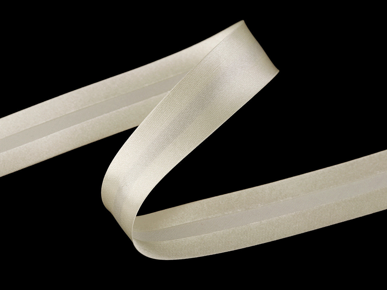 Biais satiné, largeur pliée 20 mm
